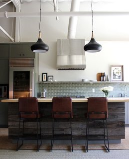 This photo is one of DISC interiors projects, a rustic-meets-industrial loft in Sonoma, California.