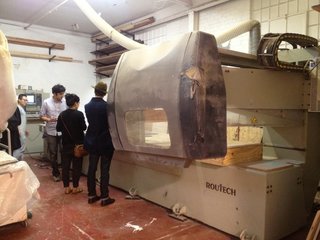 Open Studios at City Modern - Photo 14 of 26 - The much talked about enormous CNC machine (rumor has it the largest in Brooklyn) was reason enough for a visit
