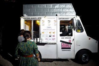 Dwell Party Highlights: Celebrating Prefab Design at SXSW Eco - Photo 13 of 20 - COOLHAUS was in the house, serving up scrumptious vegan architectural ice cream sandwiches.