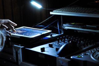 Dwell Party Highlights: Celebrating Prefab Design at SXSW Eco - Photo 19 of 20 - DJ Spooky laying the beats.