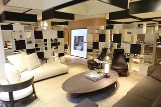 The Flexform showroom.