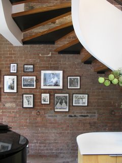 City Modern Home Tours: Brooklyn - Photo 2 of 51 - Exposed brick on the north facing wall with plenty of light, even on a rainy day.