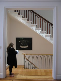 City Modern Home Tours: Brooklyn - Photo 14 of 51 - Nineteenth-century detailing stands its ground with the art collection.