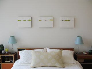 City Modern Home Tours: Brooklyn - Photo 16 of 51 - Decor in the master bedroom.
