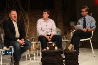 Scott Ballantyne of fab.com and Charles Myslinsky of keep.com said it’s all about curation. "The first time you might buy a poster, and then a t-shirt, but then you’re buying furniture because it’s a brand you trust," says Ballantyne.