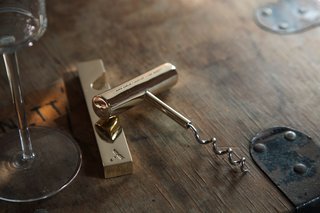 Bar tools this beautiful can dress up any bottle of wine. Photo by Don Freeman.