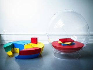 Living in a Cocoon - Photo 1 of 5 - Here's what the modules look like outside of the transparent shell.