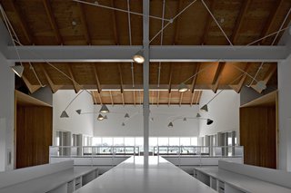 From windows on either side of the administrative offices, visitors can view the inner-workings of the museum. As more of the permanent collection comes out of storage due to the increase in space, the offices will be a staging ground for curatorial and museum staff.