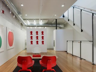 Design Army, Washington, D.C. - Photo 3 of 9 - A simple color palette and Eames chairs greet visitors in the lobby. Photo by: Anice Hoachlander of Hoachlander Davis Photography