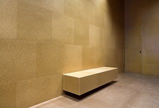 The other material used liberally, if to less dramatic effect, is cork. At the moment the shop has quite a bit of empty space, but Aesop believes in letting an interior breathe before filling it up.