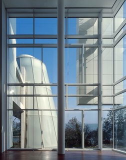 Arp Museum in Rolandseck, Germany, 2002-07. (Copyright Roland Halbe)<br><br>When asked what he would like to build that he hasn't yet, Meier is direct. "I’d like to do a skyscraper in New York City."
