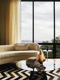 "We wanted windows and natural light. It’s not quite a fishbowl—we have shades for privacy." —Eddie Baba, resident.
