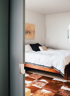 The bed is from Room & Board.