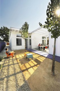 Vibrant Affordable Housing Prototypes in Los Angeles - Photo 5 of 11 - Exterior courtyards and patios allow the residents to enjoy outdoor living.