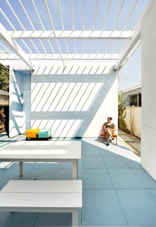 Vibrant Affordable Housing Prototypes in Los Angeles - Photo 8 of 11 - "Color simply and cost-effectively enriched and made the architectural idea palpable and pleasurable," Lehrer says about the prismatic theme. "It was used to explicitly articulate and dramatically enhance the circulation and spatial concepts. It helps make modest, but wonderful, spaces a little magical."