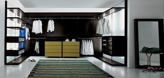 10 Modern Walk-In Closets - Photo 9 of 10 - Anteprima by Pianca, is a fully-customizable storage system. From finishes to units, consumers are able to create their dream walk-in closets. 