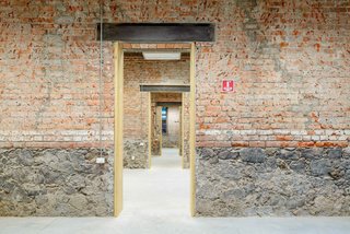 Exposed brick adds a feeling of gravitas and history to a space.