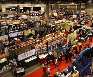 An aerial view of the Seattle Home Show.