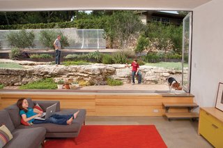In Austin, mid-century homes built in the wake of World War II join more traditional vernacular architecture. Mid-century houses are a "small but appreciated minority" in Austin—one can head into Hill Country to spot the strictly vernacular dogtrot-style homes.<br><br>Photo by: Brent Humphreys