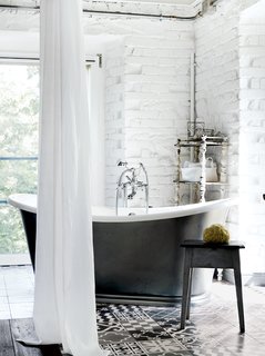 A freestanding tub from the Water Monopoly.