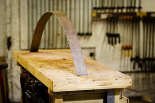 Mastering the Wood Grain - Photo 4 of 14 - Michael Rupich says that what he listens to while in the studio depends on what he may be working on at that particular moment, but Morphine, Operation Ivy, and Arcade Fire are on constant rotation. Photo by: Esther Nisanova.