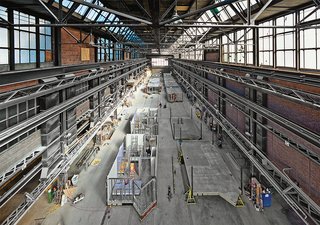Prefab builder Capsys is headquartered at the Brooklyn Navy Yard, where it constructs its modules.