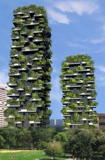 Pair of Skyscrapers Sneak a 2,800-Plant Park into Milan - Photo 1 of 5 -