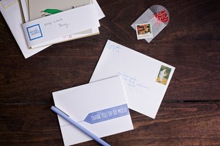 Nicely Noted Stationery Service - Photo 1 of 2 - This is the set of cards and stamps that Nicely Noted sent out for January 2013. Photo by Kate LeSueur.