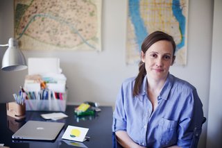 Nicely Noted Stationery Service - Photo 2 of 2 - Nicely Noted founder Perry Nelson at her desk. Photo by Kate LeSueur.