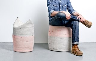 Product Spotlight: Two Stools by Doug Johnston - Photo 2 of 2 - Handcrafted in various dimensions, these sturdy stools are filled with flexible casting foam. Photo by: Michael Popp