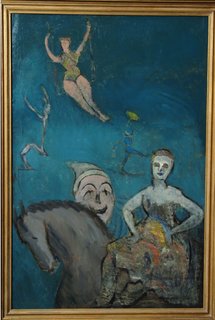 Peru Community Schools Art Gallery: The G. David Thompson Collection - Photo 1 of 7 - Circus Performance, oil by Milton Avery— Today G. David Thompson's art collection would be worth upwards of $350 million.