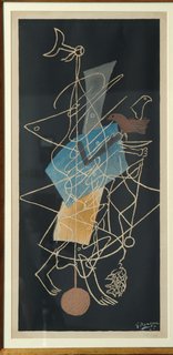 Peru Community Schools Art Gallery: The G. David Thompson Collection - Photo 2 of 7 - Sujet Mythologuique signed lithograph by George Braque—In 1928, G. David purchased his first important piece of art—a Paul Klee. By 1945, he owned four steel companies in Pittsburgh.