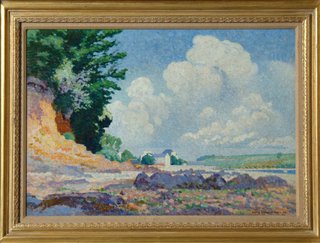 Peru Community Schools Art Gallery: The G. David Thompson Collection - Photo 5 of 7 - Paysage oil by Henri Edmond Cross—In 1959, G. David offered his mansion and his entire collection, including all his works by Cross, Miró, and Giacometti to the city of Pittsburgh. The city rejected his offer. Too bad, it was their loss.