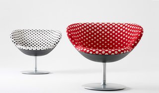 The Capri chair features chrome legs and high-quality moulded foam.