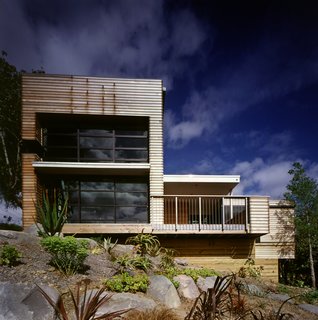 This Japanese-Style Box Home Boasts a Two-Story Bookcase - Photo 7 of 7 -