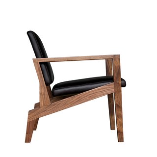 9 Modern Designs That Were Born in the USA - Photo 9 of 9 - Durham, North Carolina<br><br>Maxwell Chair from Elijah Leed, $2,700. In his Bull City studio, Elijah Leed crafts handmade furniture from Appalachian wood. This lounge combines walnut and oiled leather.