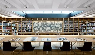 The Vitali Hakko Creative Industries Library offers a handsomely stocked and up-to-the-minute catalog of visual culture for scholars and the public.