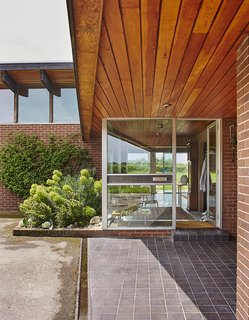The house is located on a 25-acre site. It sat unsold on the property for two years before the couple discovered it.