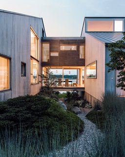 Editor's Picks: 7 Inspiring Examples of American Design - Photo 4 of 7 - A family worked with Gray Organschi Architecture to build a vacation home on a site in Guilford, Connecticut, originally scouted by Louis Kahn that offers sweeping views of Long Sound.