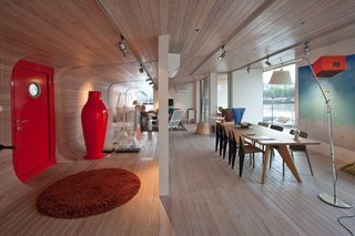 "The main idea is that you can connect and expand," says architect Jerry Koza. "You can live in three modules, then add another for a studio or a meeting room. As lives change, after five or six years on the river, or, say, your child leaves home, you can move it into the mountains near the slopes. It’s about freedom."