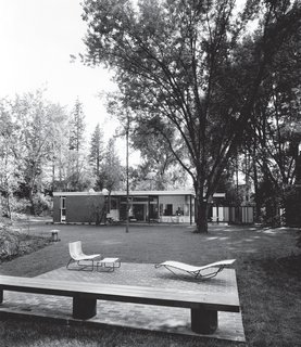 "There's a sort of peacefulness that envelops you," says Sam Ferris of the house he grew up in, show in 1955.