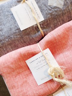 Shops We Love: Nora, Detroit - Photo 4 of 4 - These linens are by Brooklyn-based designer Caroline Z. Hurley.