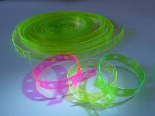 Moleskine Detour: Q&A with Ginette Caron - Photo 2 of 2 - Neon rosary bracelets.