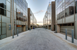 The Atwater Crossing Residence is one of 28 homes built on zero lot lines. Here, a southern view of the homes from the rear. Photo courtesy of Val Riolo.