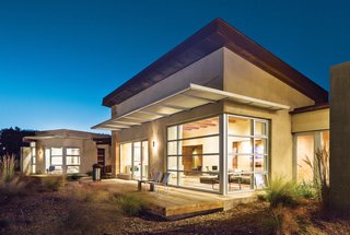 A Sustainable Rammed Earth Home in New Mexico - Photo 4 of 5 - Because the night air cools the walls in summer, the home has no air-conditioning—though daily highs often rise into the mid-90s and above. Photo by: Kirk Gittings