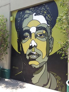 Art and Design Come Together in These 10 Examples of Inspirational Wall Murals - Photo 9 of 12 - Well-known artist David Flores pays tribute to MCA on an Atwater Village wall.