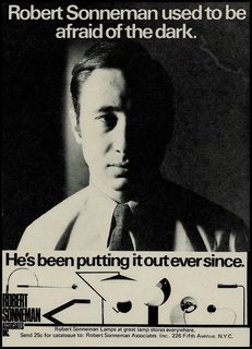 Throughout Sonneman’s years of being in the industry, he managed to turn lighting design into an art form, while creating a strong alliance between form and function. This advertisement from the early 1970s shows the range of artistic forms he brought to production in the early years of his business.