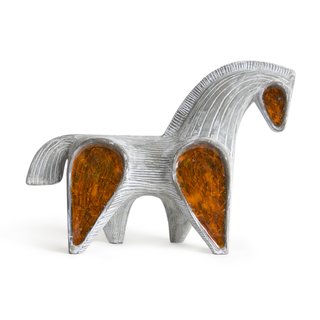Creativity and Constraint: A City Modern Preview - Photo 2 of 9 - Molten ground glass highlight the Glass Menagerie Horse objet.
