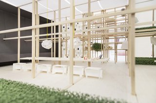 Building on her sensual flare for lighting design, Campbell’s vision for Das Haus’s gentle light will include string lighting in collaboration with Kvadrat, who will tailor print textile envelopes for the lamps. "There will be giant chains of light," beams Campbell.