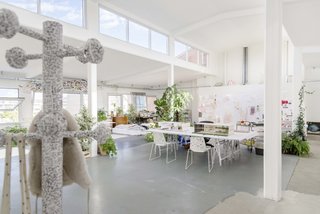 "By emphasizing the low-tech element, I am inviting house users and house guests to play," says Campbell, "Manual cooking, saws and wrenches, surfaces to work and measure on – this house may not contain the most gorgeous Italian vase but it has every tool imaginable, even antique Japanese tools – your neighbors will want to come to borrow them all and fix everything under the sun". Rather than being old-fashioned, Campbell insists this approach is a survival strategy for the digital age.